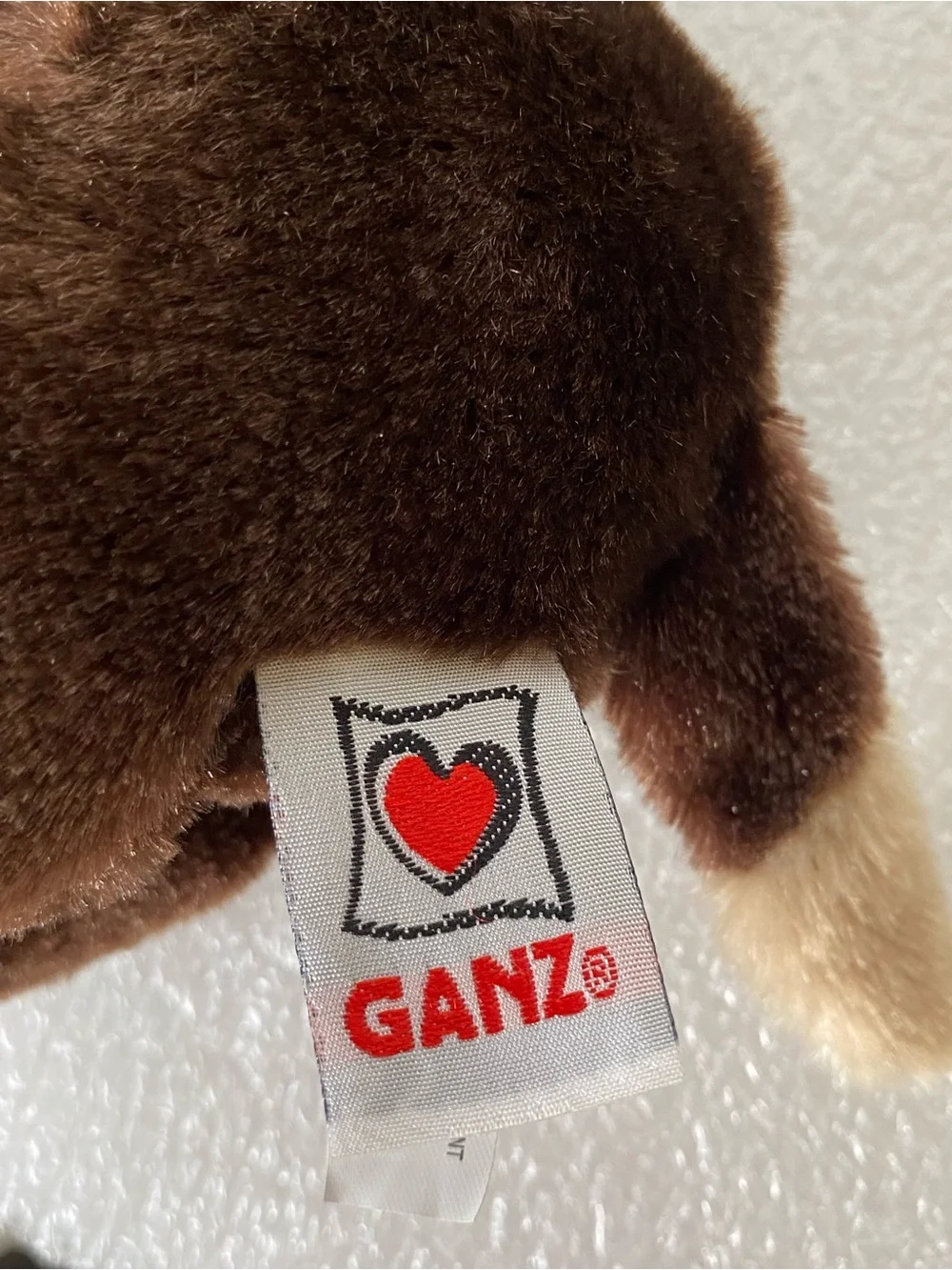 Ganz Webkinz MOCHA PUP Plush Toy DOG Stuffed Animal ~ NO CODE